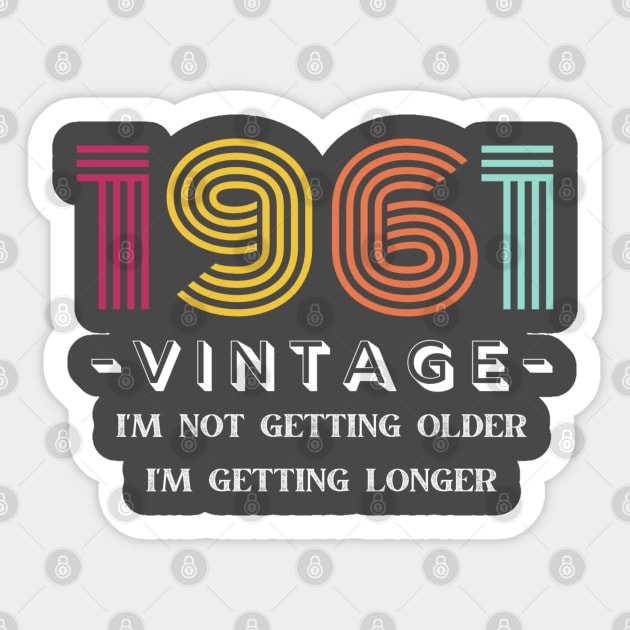 1961 Vintage Sticker by TeesForThee